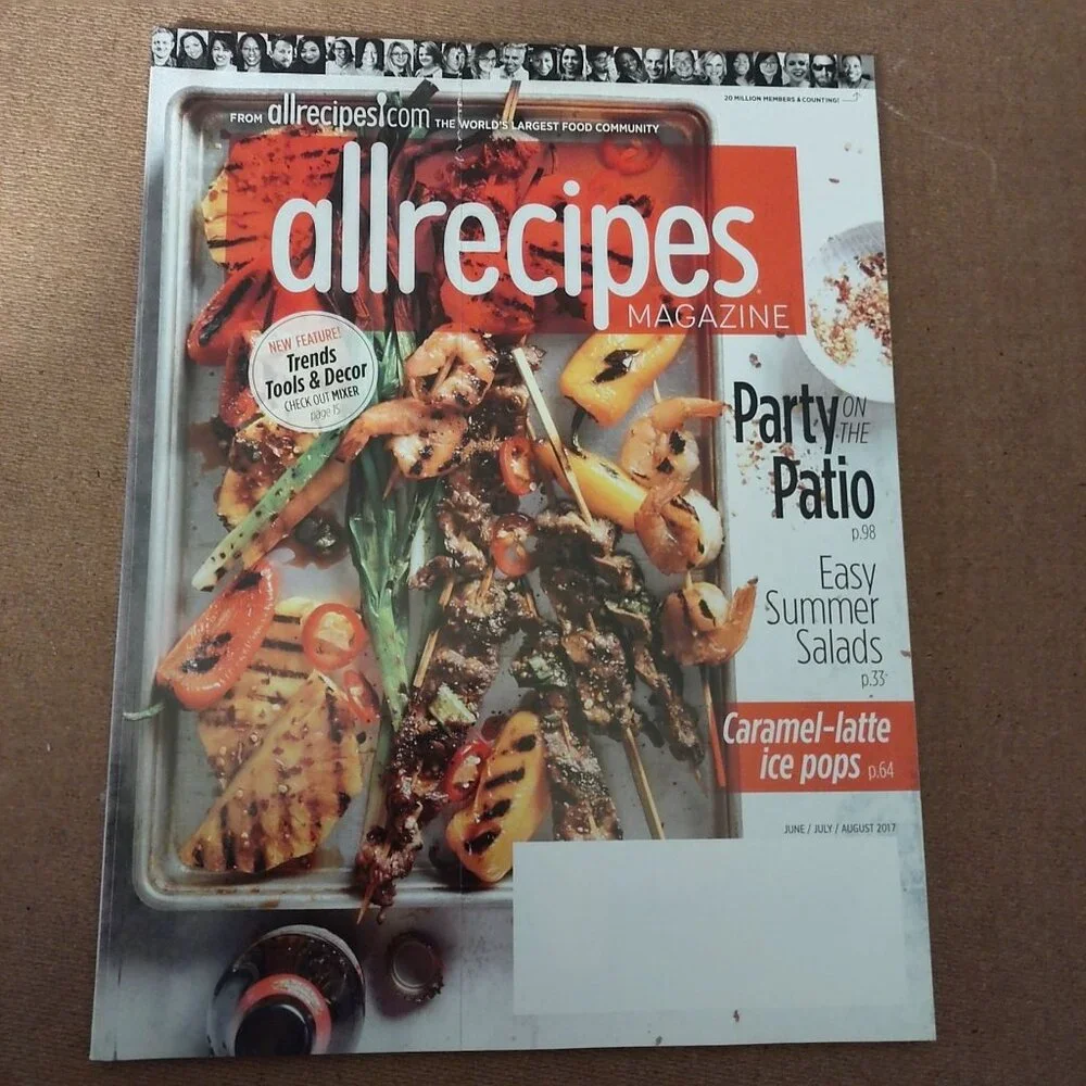 Allrecipes Magazine June/July/August 2017 Party On The Patio Easy Summer Salads